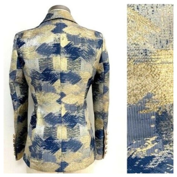 The OLMEY Metallic Patchwork Jacket - Picture 4 of 8